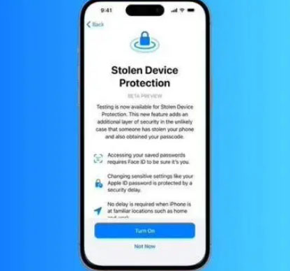 班戈苹果授权维修店分享被盗设备保护功能开启方法 